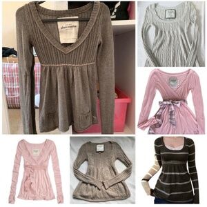 ISO Abercrombie and/or Hollister tops